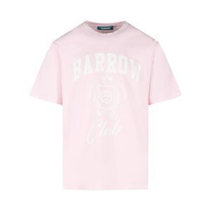 Barrow Pink Cotton T-Shirt Men